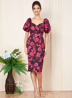Rochie Candy Ciclam Floral
