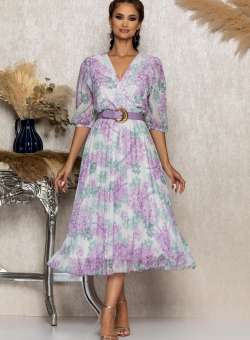 Rochie Cryna Lila Floral